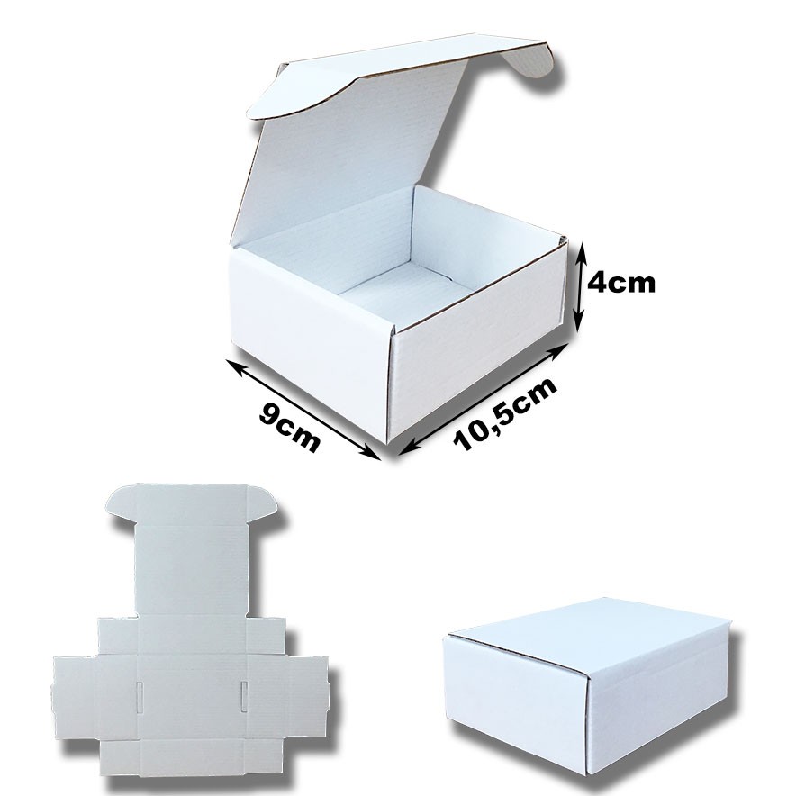 Caja de cartón blanco 15 x 10 x 5 cm - Cajas de carton blancas