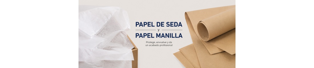 Papel de Seda y Papel Manilla para Embalaje y Protección